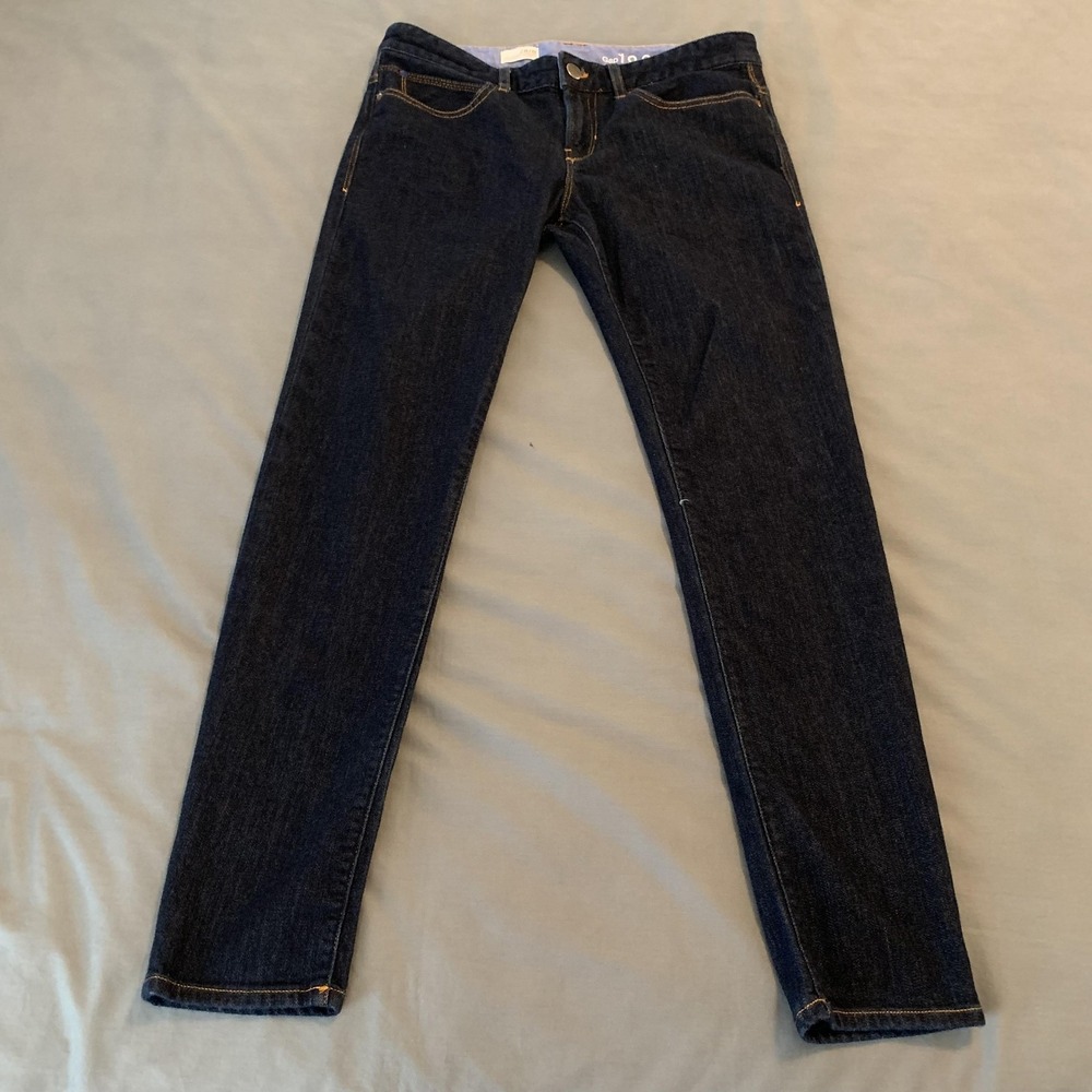 Gap 1969 Jeans Womens 28/6 Dark Rinse Blue Slouchy Skinny Stretch Denim Zip Fly‎